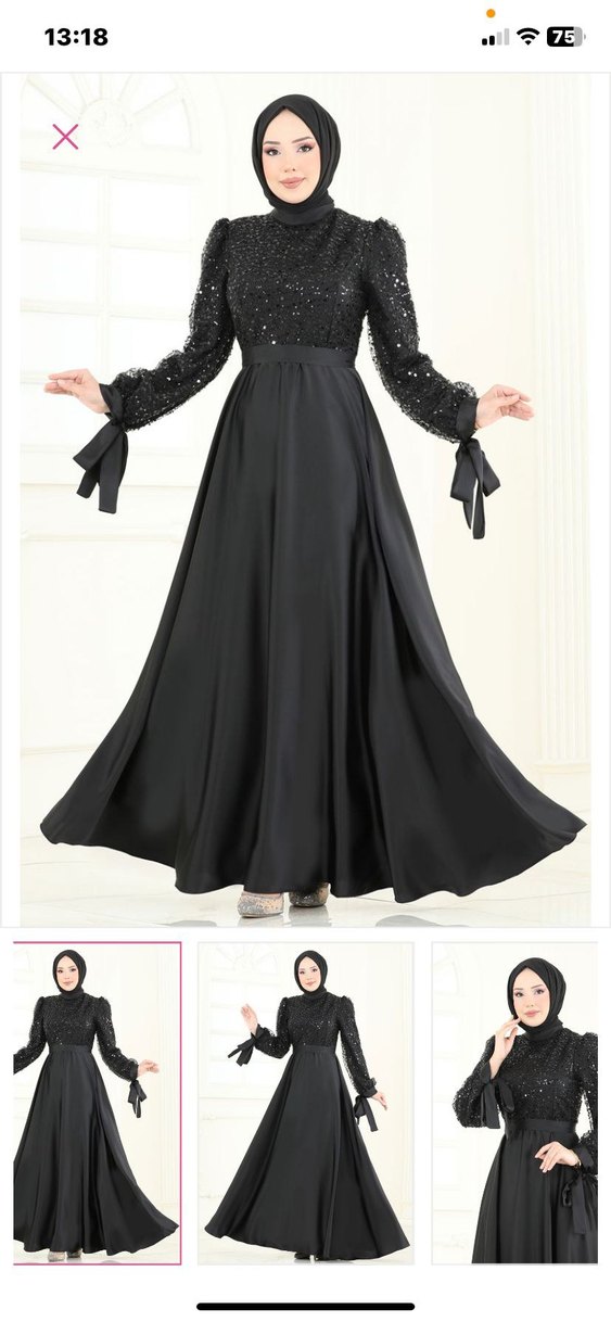 tesettür abiye elbise - Görsel 2