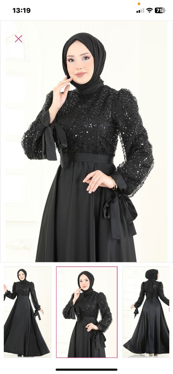 tesettür abiye elbise - Görsel 5
