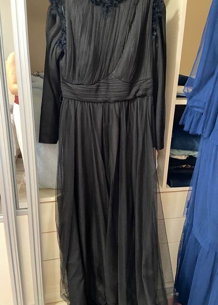 Tesettür abiye elbise  - Görsel 2