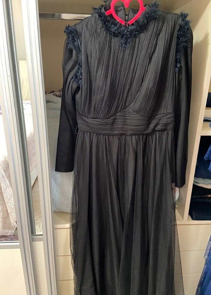 Tesettür abiye elbise  - Görsel 3