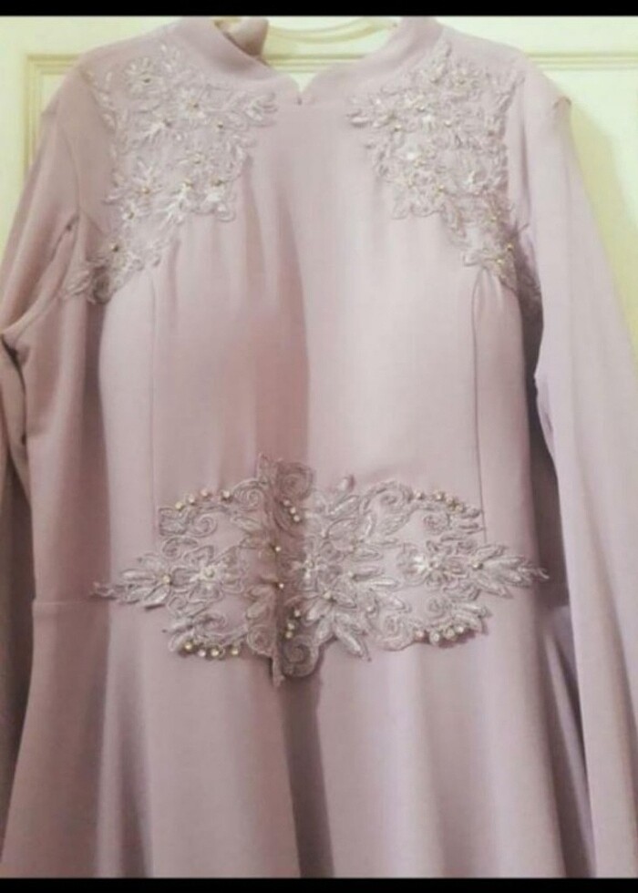 Tesettür abiye elbise  - Görsel 2