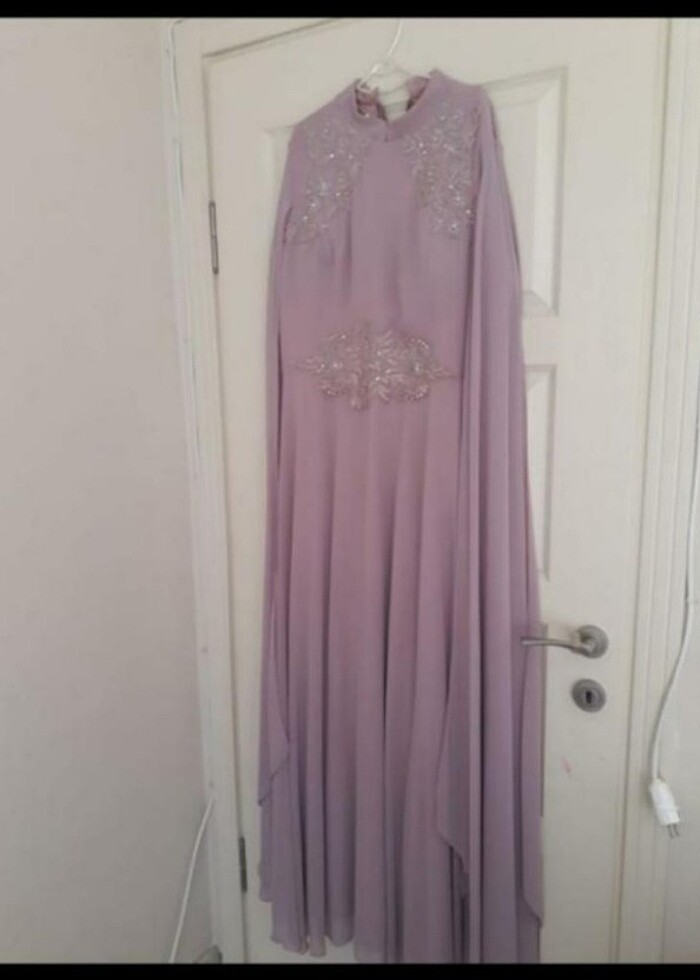 Tesettür abiye elbise  - Görsel 3