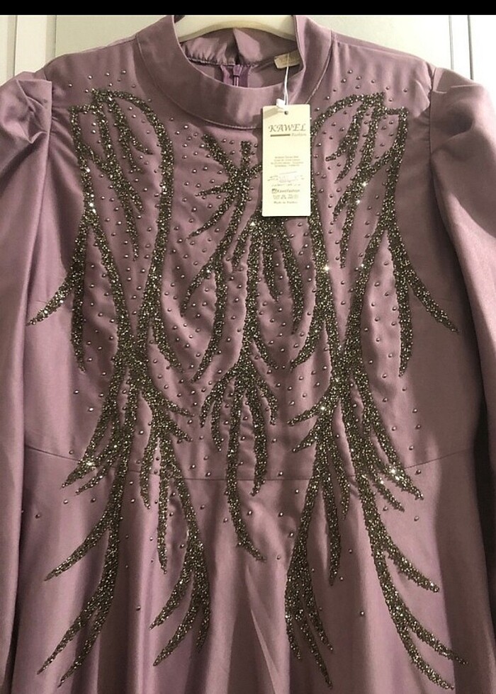 Tesettür abiye elbise - Görsel 2