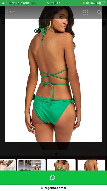 38 Beden çeşitli Renk Bikini mayo