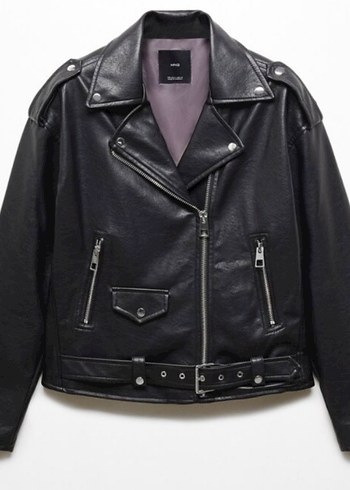 Mango Mango deri biker ceket