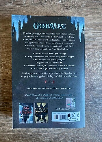Six Of Crows, İngilizce Kitap, Yeni