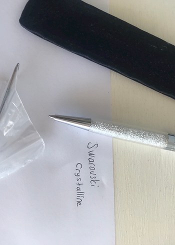  Orijinal Swarovski marka Crystalline Tükenmez Kalem