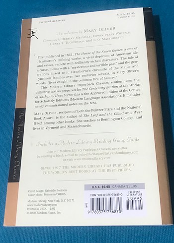  Beden The House of the Seven Gables - Nathaniel Hawthorne