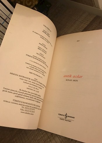 Sunay Akın - Antik Acılar Romanı - Görsel 3
