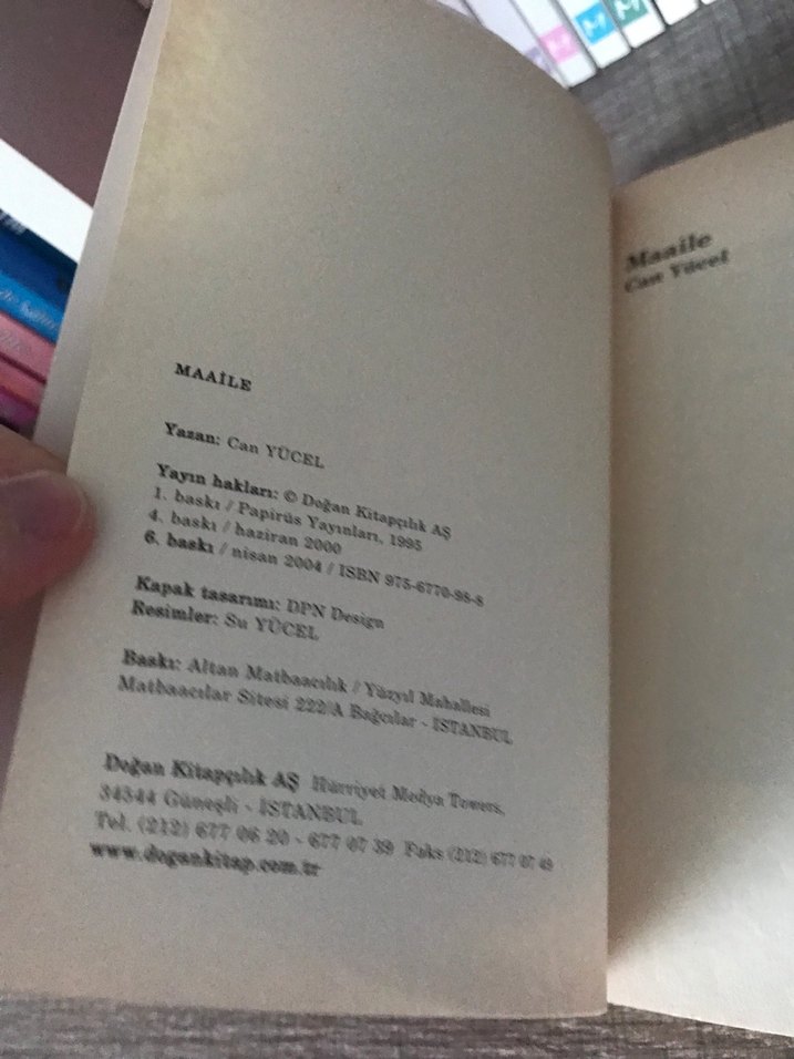 Maaile - Can Yücel Şiir kitap - Görsel 3