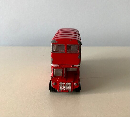  Beden London bus Londra kırmızı metal otobüs