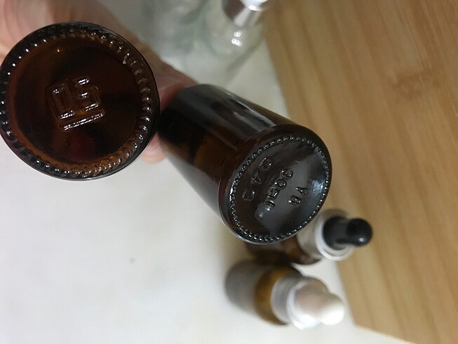 Damlalıklı boş cam şişe - Görsel 9