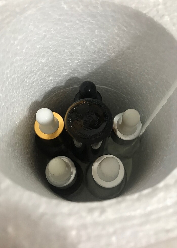 Damlalıklı boş cam şişe - Görsel 4