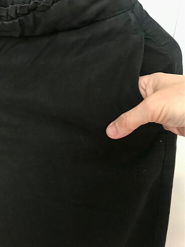 s Beden siyah Renk Orijinal marka crop pantolon