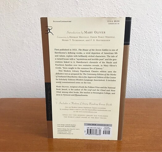 Beden The House of the Seven Gables orijinal bandrollü kitap