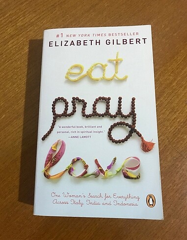 Eat Pray Love ingilizce kitap