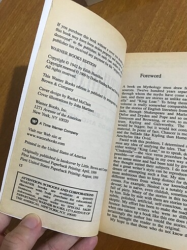 Beden Renk Ediht Hamilton Mythology ingilizce kitap