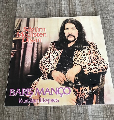 Barış Manço Sözüm Meclisten Dışarı Plak orijinal yeni sıfır