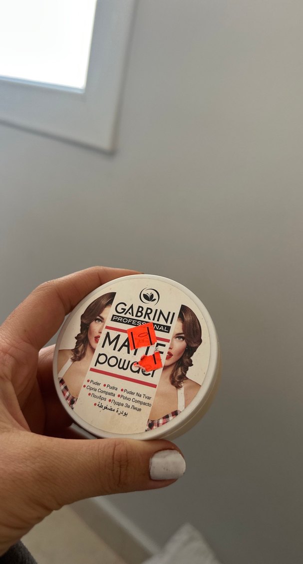 Açık Bej Pudra Kompakt Ayna Dahil - Görsel 2