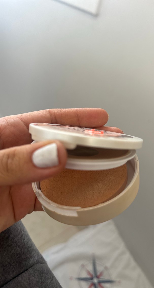 Açık Bej Pudra Kompakt Ayna Dahil - Görsel 3