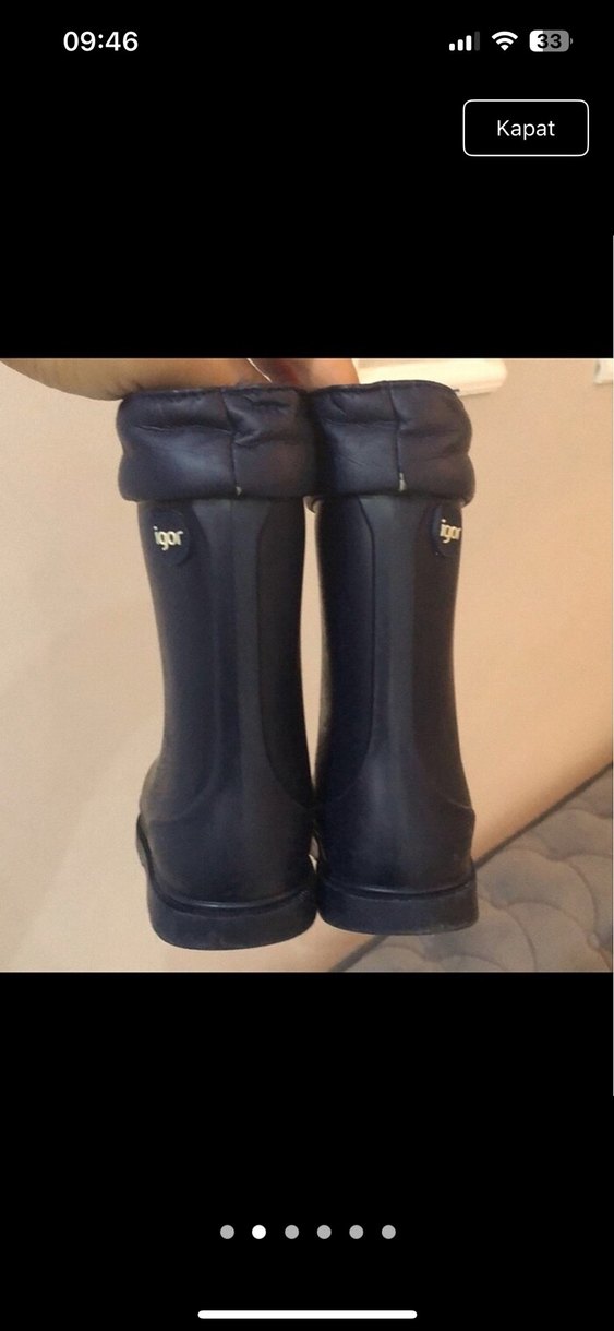 Erkek Çocuk Lacivert İgor bot - Görsel 3