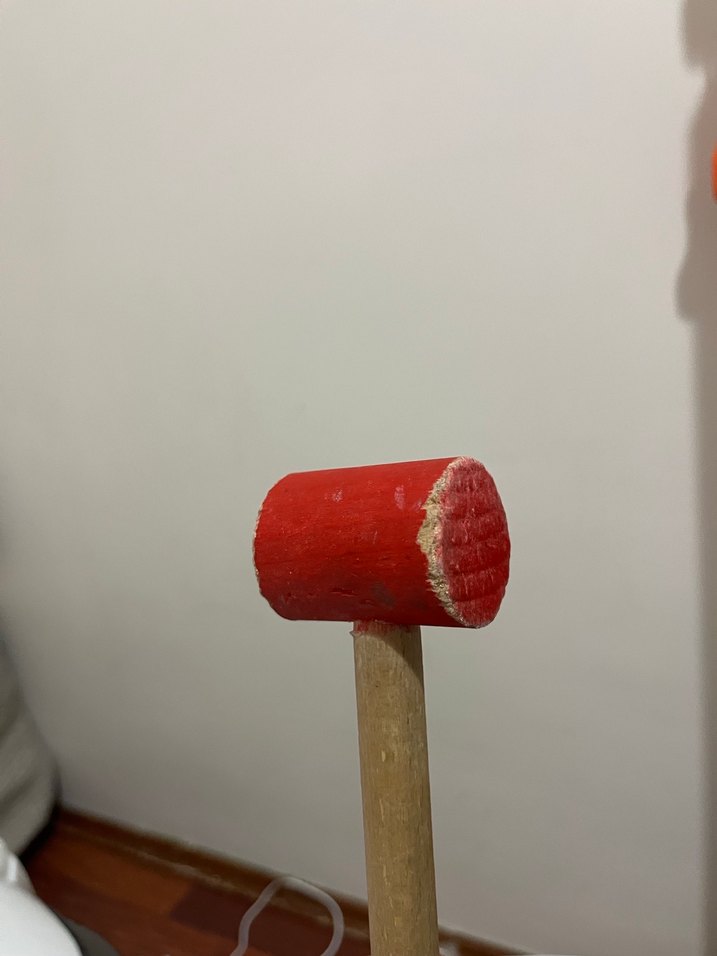 Renkli Ahşap Çekiçli Eğitici Oyuncak - Görsel 2