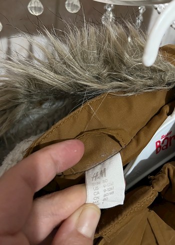 Kahverengi Erkek Çocuk Kürklü Mont - Görsel 3