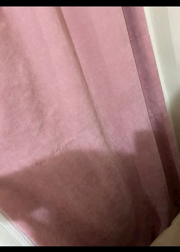 Modern Klasik Pastel Pembe Fon Perde - Görsel 6