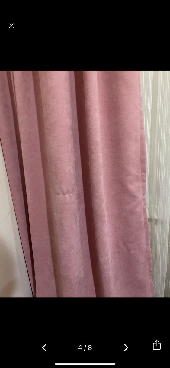 Modern Klasik Pastel Pembe Fon Perde - Görsel 4