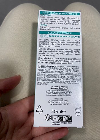 L'Oréal Bright Reveal Niacinamide Koyu Leke Serumu - Görsel 2