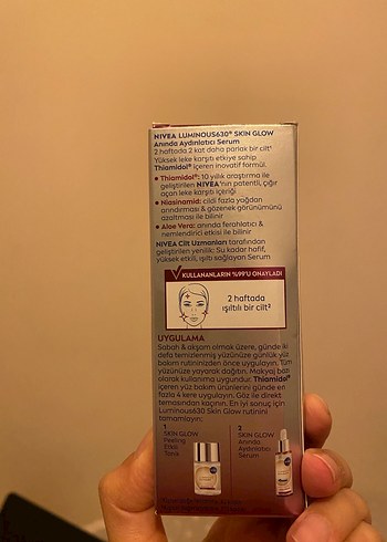 Nivea Luminous Skin Glow Aydınlatıcı Serum 30ml - Görsel 2