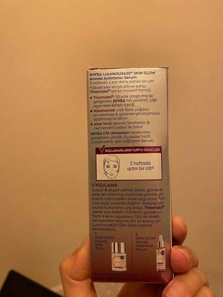 Nivea Luminous Skin Glow Aydınlatıcı Serum 30ml - Görsel 2