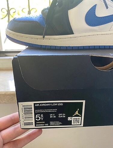 37,5 Beden mavi Renk Air jordan sorunsuzdur