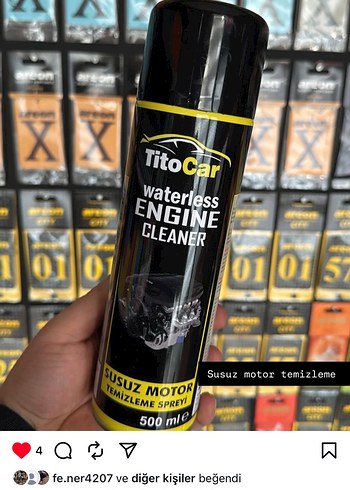 TitoCar Susuz Motor Temizleme Spreyi 500 ml
