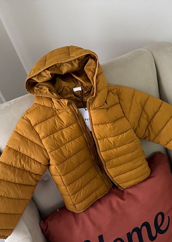 Parlak Kahverengi Erkek Çocuk Mont - Görsel 3