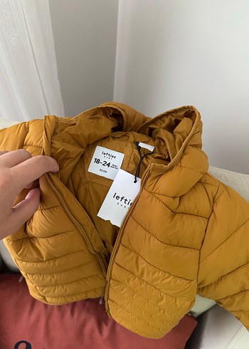 Zara Parlak Kahverengi Erkek Çocuk Mont