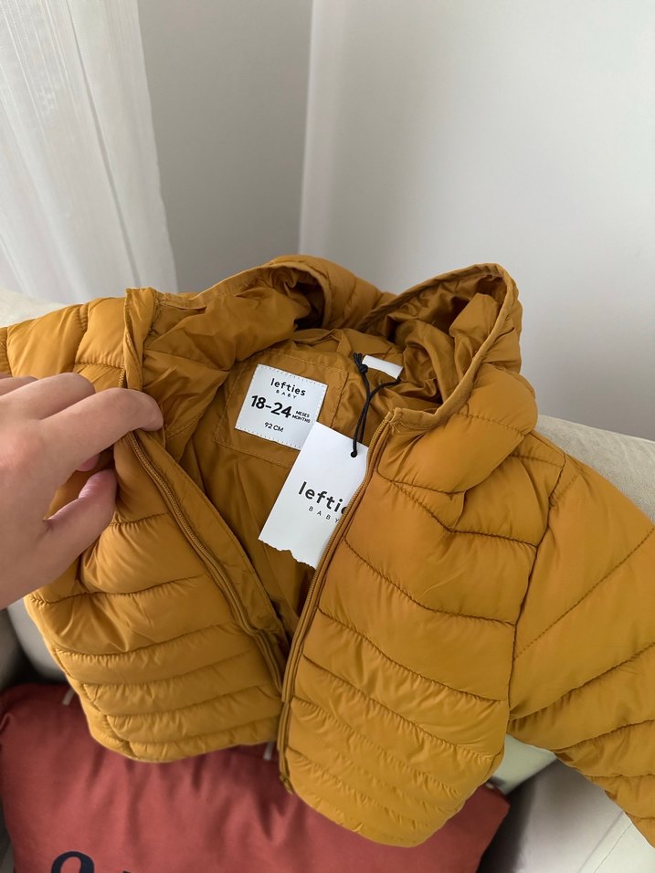 Parlak Kahverengi Erkek Çocuk Mont - Görsel 2