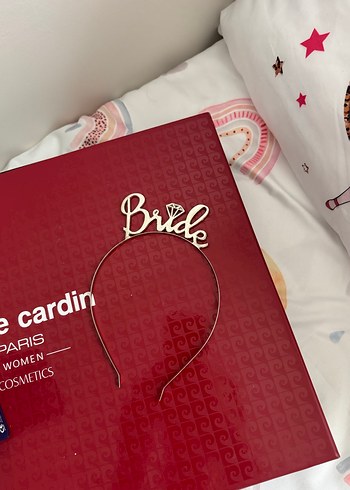 Beyaz Payetli Modern Klasik Gelin Tacı - Görsel 3