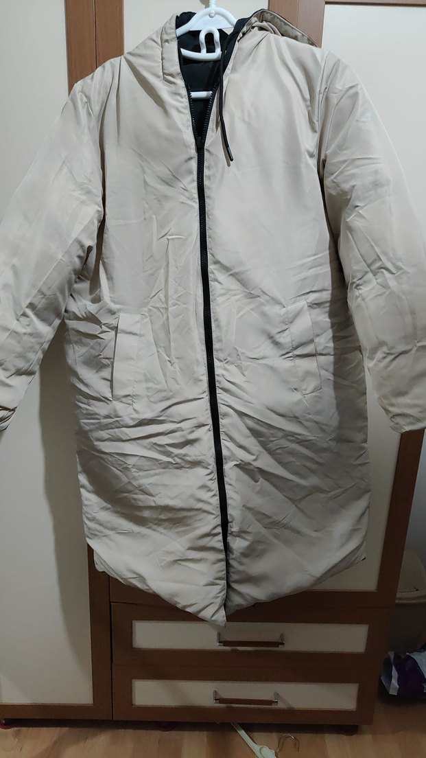 LCW Vision Kadın Kapüşonlu Siyah Şişme Mont - Görsel 5