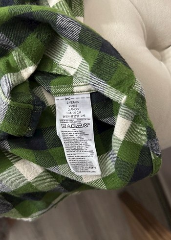 Gap çocuk Yeşil Uzun Kollu Düğmeli Gömlek - Görsel 4