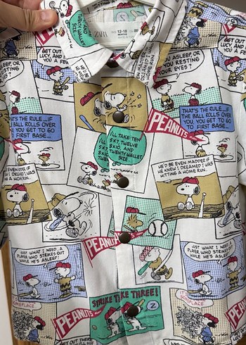 Erkek Çocuk Baskılı Uzun Kollu Gömlek - Görsel 2