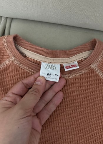 Zara gofre alt üst takım - Görsel 3