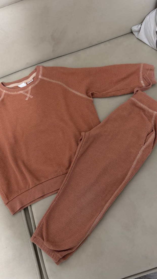 Zara gofre alt üst takım - Görsel 2