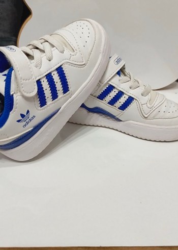 Erkek Çocuk Beyaz Spor Ayakkabı Velcro - Görsel 2