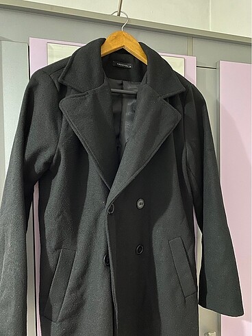 Zara Trendyolmilla kaşe siyah kaban