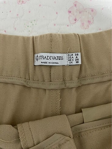 38 Beden camel Renk Stradivarius kumaş pantolon