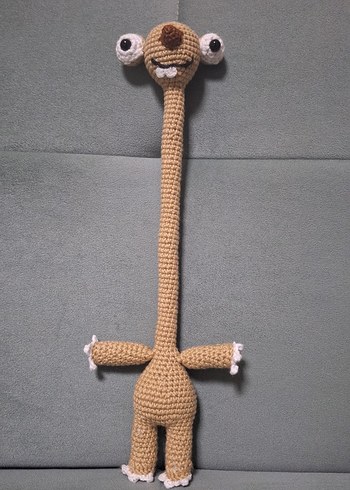 buz devri amigrumi çanta aksesuarı için Sid el örgüsü - Görsel 3