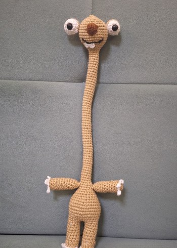 buz devri amigrumi çanta aksesuarı için Sid el örgüsü - Görsel 6