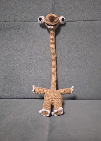 buz devri amigrumi çanta aksesuarı için Sid el örgüsü - Görsel 8