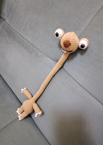 buz devri amigrumi çanta aksesuarı için Sid el örgüsü - Görsel 7